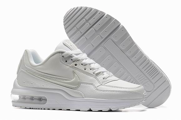 All White Nike Air Max LTD Men's Shoes-20 - Click Image to Close